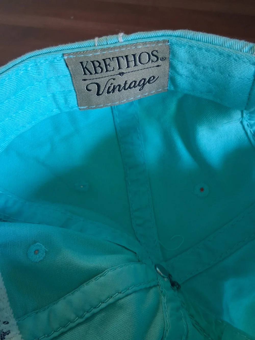 KBETHOS Turquoise Distressed Baseball Cap 